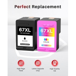 HP 67XL Black Ink Cartridge Compatible High Yield
