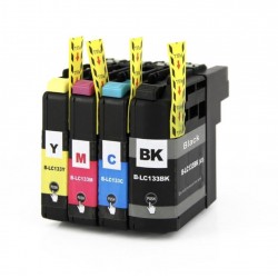 Brother LC133 BK+C+Y+M ink Cartridges Full Set 