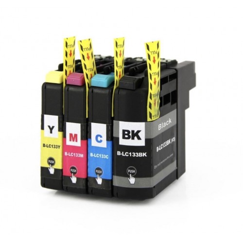 Brother LC133 BK+C+Y+M ink Cartridges Full Set 