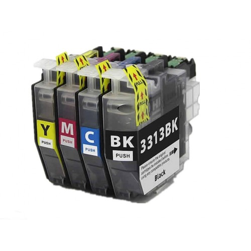 Brother LC3313 ink Cartridges Full Set BK+C+Y+M