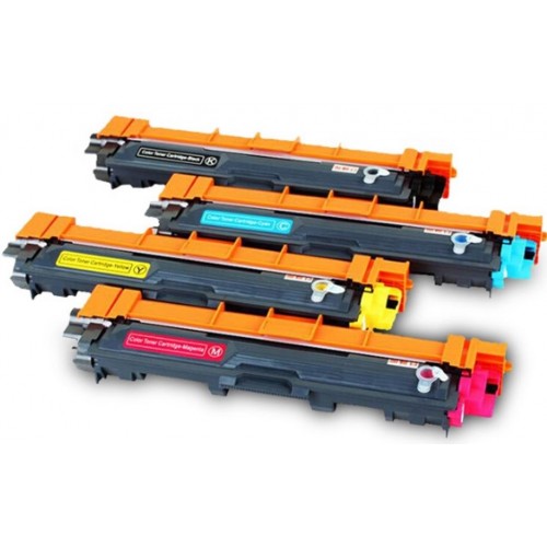 Brother TN251+TN255 Toner Cartridges Full Set BK+C+Y+M