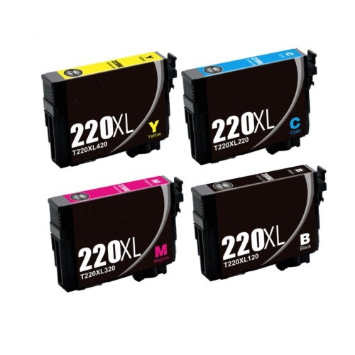 Compatible Epson 220XL Ink Cartridge Full Set