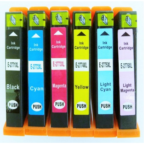 Compatible Epson 277XL Ink Cartridge BK+C+Y+M+LC+LM
