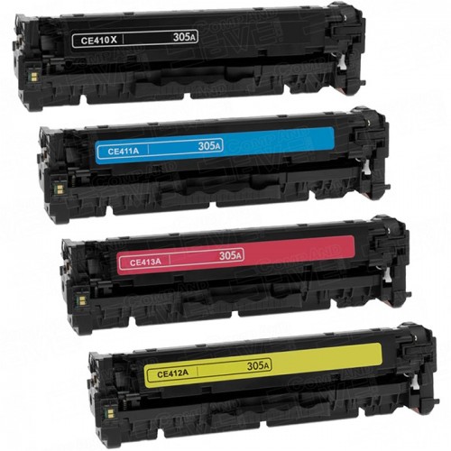 Compatible HP 305A CE412A Yellow Toner Cartridge Compatible HP 305A CE412A Yellow Toner Cartridge