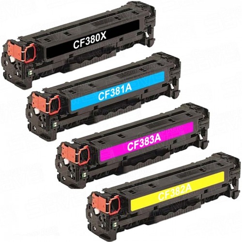 Compatible HP CF380X (312X) Black Toner Cartridge Compatible HP CF380X (312X) Black Toner Cartridge
