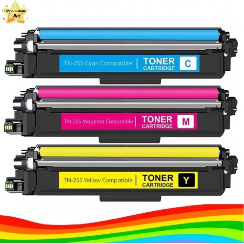 Brother Premium TN255 Toner Cartridges Value Pack C+M+Y Brother Premium TN255 Toner Cartridges Value Pack C+M+Y