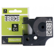 DYMO D1 45010 Label Tape Black on Clear Inksale Brand