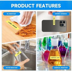 91202 Dymo Letratag 12mm x 4m Yellow Label Tape Compatible 91202 Dymo Letratag 12mm x 4m Yellow Label Tape Compatible