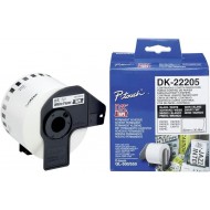 Brother DK22205 Continuous White label 62mm x 30.48m compatible 
