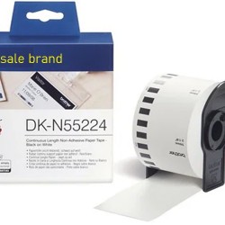 DK-N55224 Brother 54mm x 30m Continuous Non-Adhesive Paper Label Roll Tape Compatible