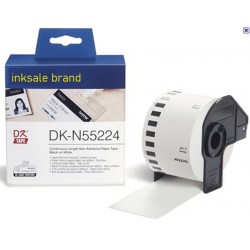 DK-N55224 Brother 54mm x 30m Continuous Non-Adhesive Paper Label Roll Tape Compatible