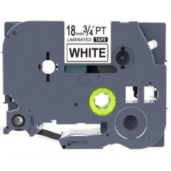 Tze241 Brother P-touch label tape 9mm compatible Black on White