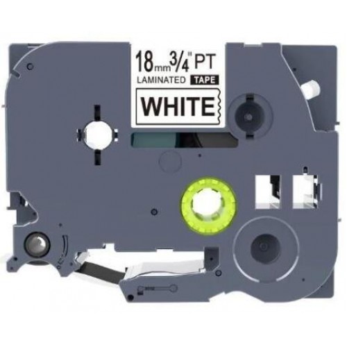 Tze241 Brother P-touch label tape 9mm compatible Black on White Tze241 Brother P-touch label tape 9mm compatible Black on White