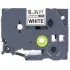 Tze241 Brother P-touch label tape 9mm compatible Black on White