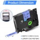 Tze531 Black on Blue 12mm x 8m Brother Ptouch label tape Compatible