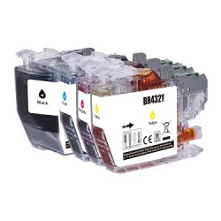 Brother LC432 Ink Cartridge Full Set Compatible