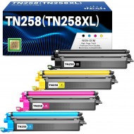 Brother TN258 Toner Cartridge BK / C / M / Y Premium Compatible