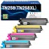 Brother TN258 Toner Cartridge BK / C / M / Y Premium Compatible